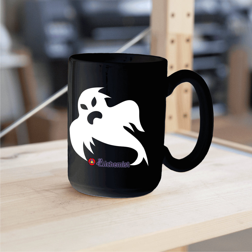 The Ghost Mug 15oz - Black