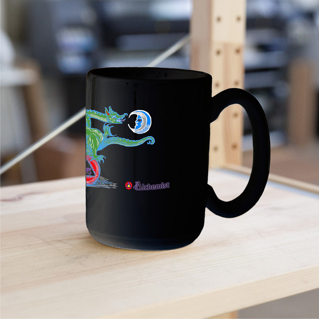 Big 2-Headed Dragon Coffee Mug 15oz - Wrapped